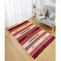 Vermilion Lifestyle Hand Loom Cotton Rug / Dhurrie. Natural Fibres Hand-Woven Rug for Bedroom Living Dining Room Floor Home Decor (5 x 3 Feet)