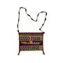 Silkrute Hand Embroidered Sling Bag With Flap