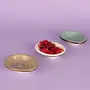 Rena Germany - Amalfi - Scoop Shape - Dining Table Platter - Porcelain Serving Tray - Multi-Purpose Multi Color 3 Pieces Set