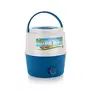 Cello Kool Star Plastic Insulated Water Jug (10 litres White Blue)